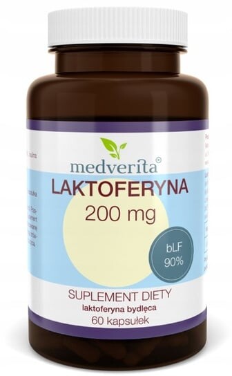 

Medverita, ФОРТЕ лактоферрин говядины 200 мг, 60 капс.