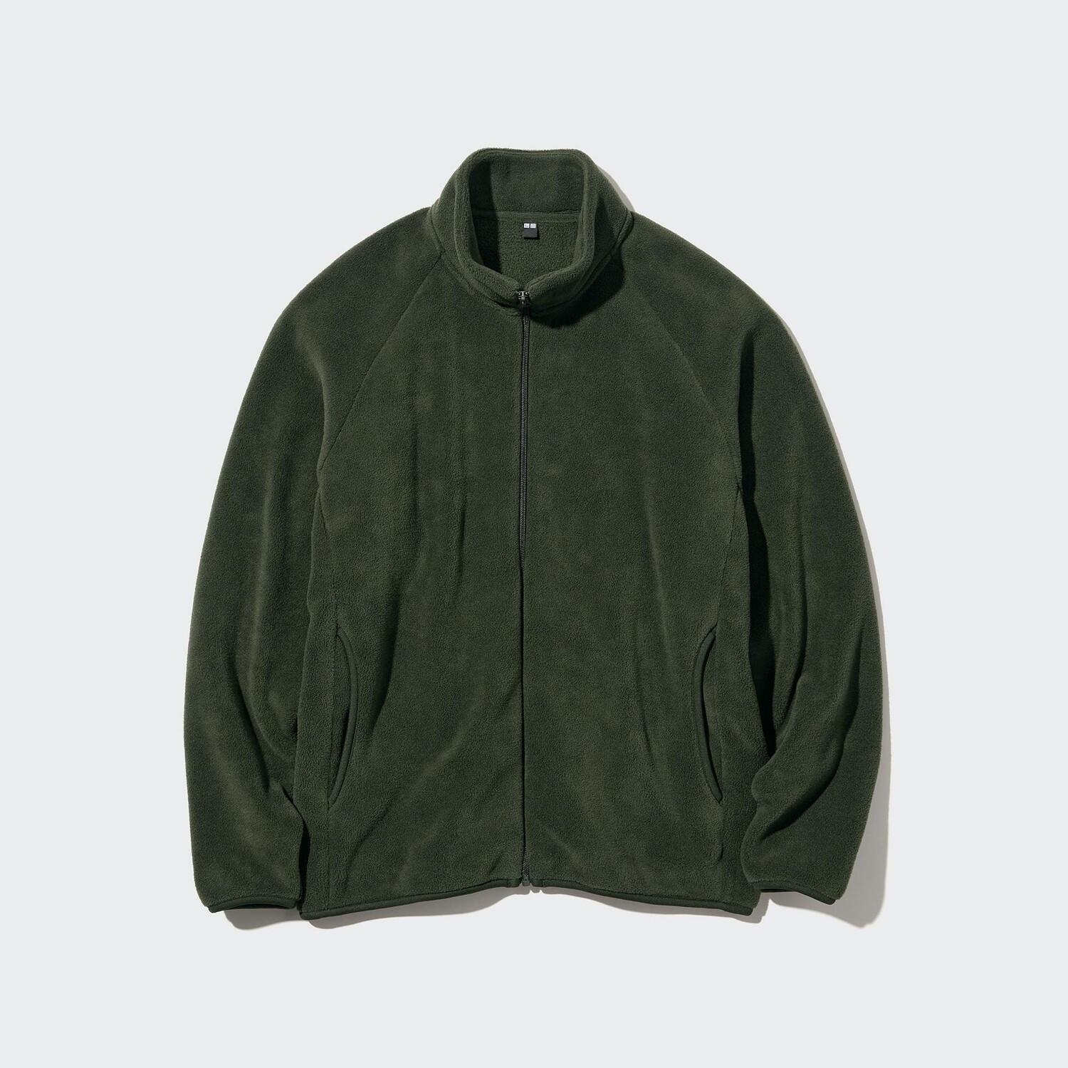 

Флисовая куртка на молнии UNIQLO, оливковый