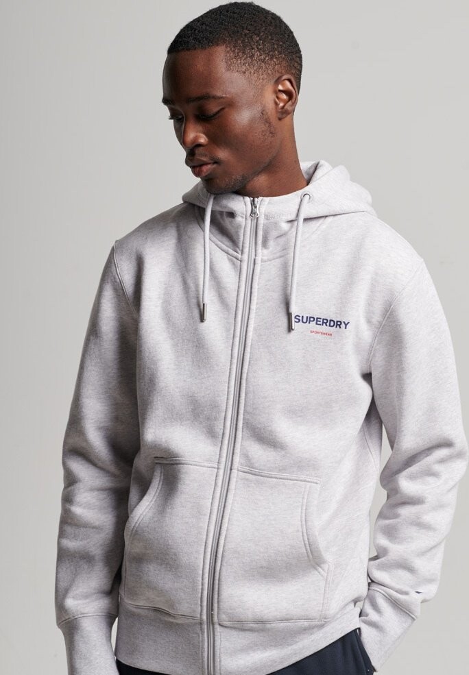 

Толстовка на молнии Superdry, Серый