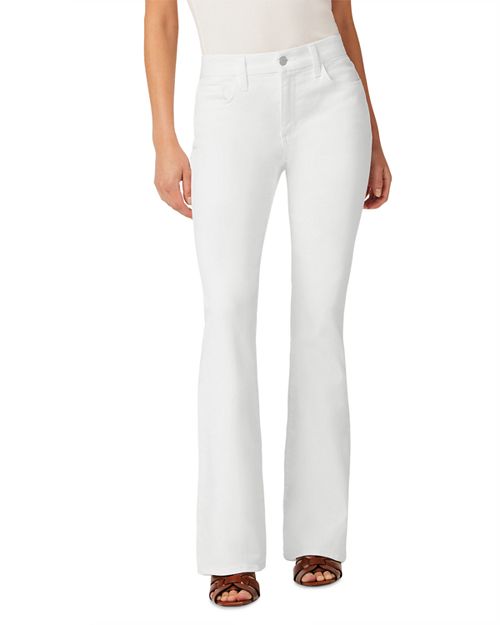 Белые джинсы Bootcut со средней посадкой The Provocateur Petite Joe's Jeans, цвет White