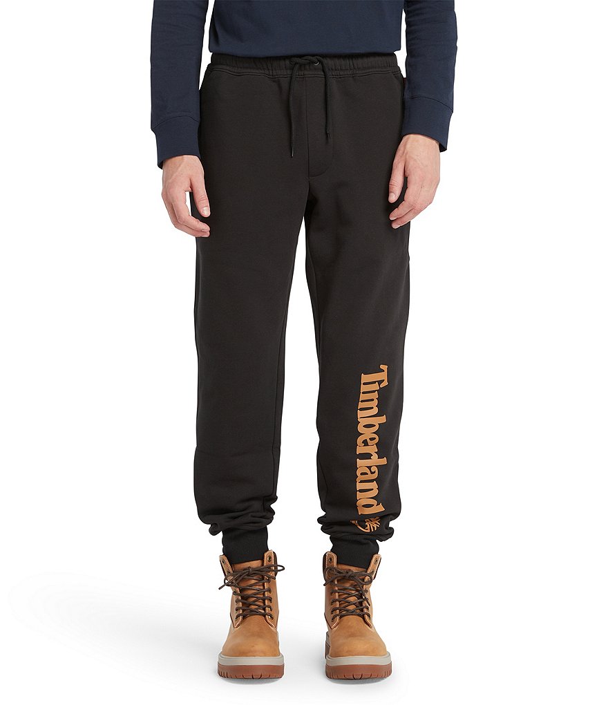 цена Спортивные брюки с линейным логотипом Timberland, черный