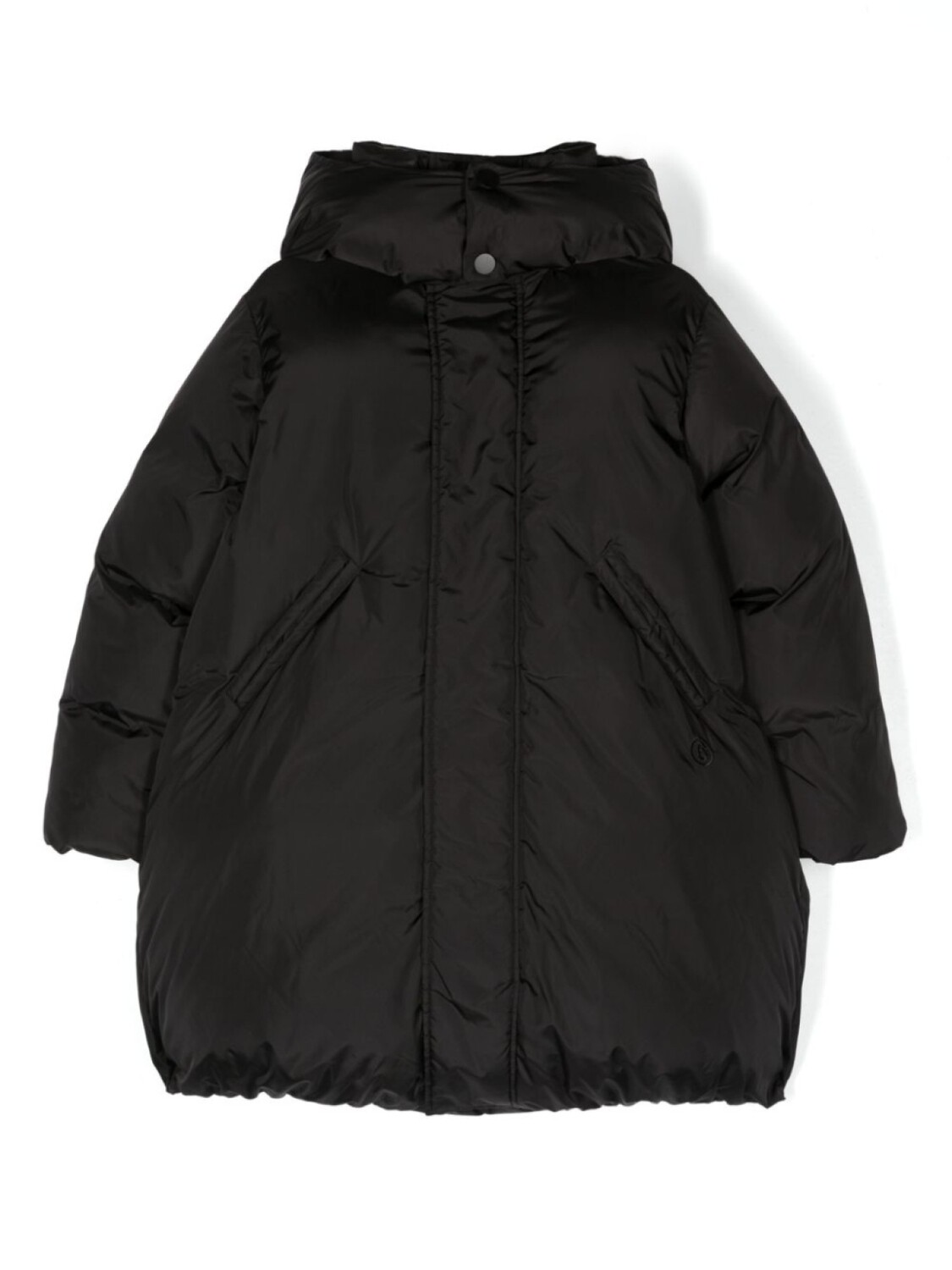 

MM6 Maison Margiela Kids пуховик с капюшоном, черный