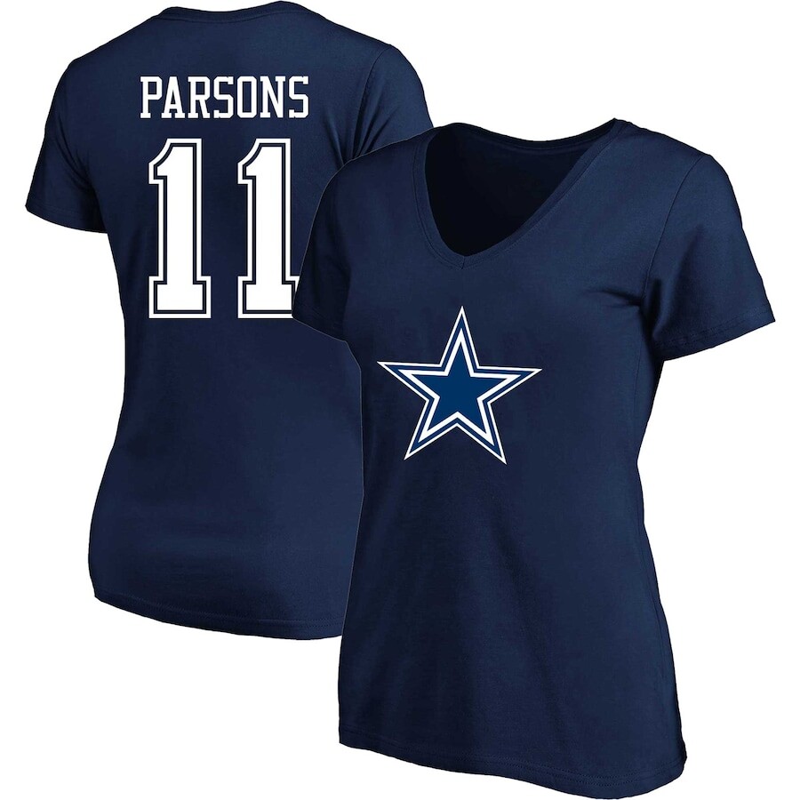 

Футболка с именем и номером Fanatics Branded Dallas Cowboys, нави