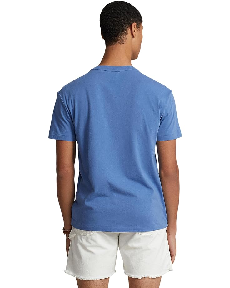 Футболка Polo Ralph Lauren Classic Fit Logo Jersey Short Sleeve T-Shirt, цвет Nimes Blue