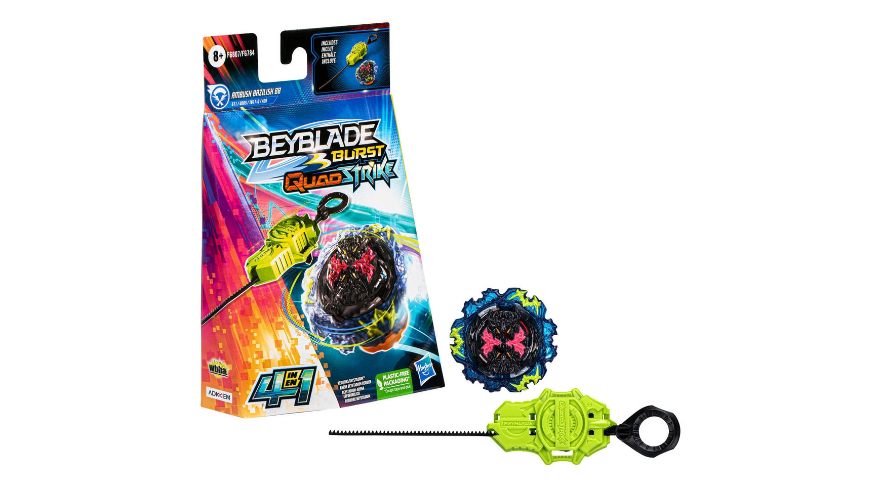 Hasbro Стартовый набор Beyblade Burst QuadStrike, 1 шт, в ассортименте –  заказать из-за границы с доставкой в «CDEK.Shopping»