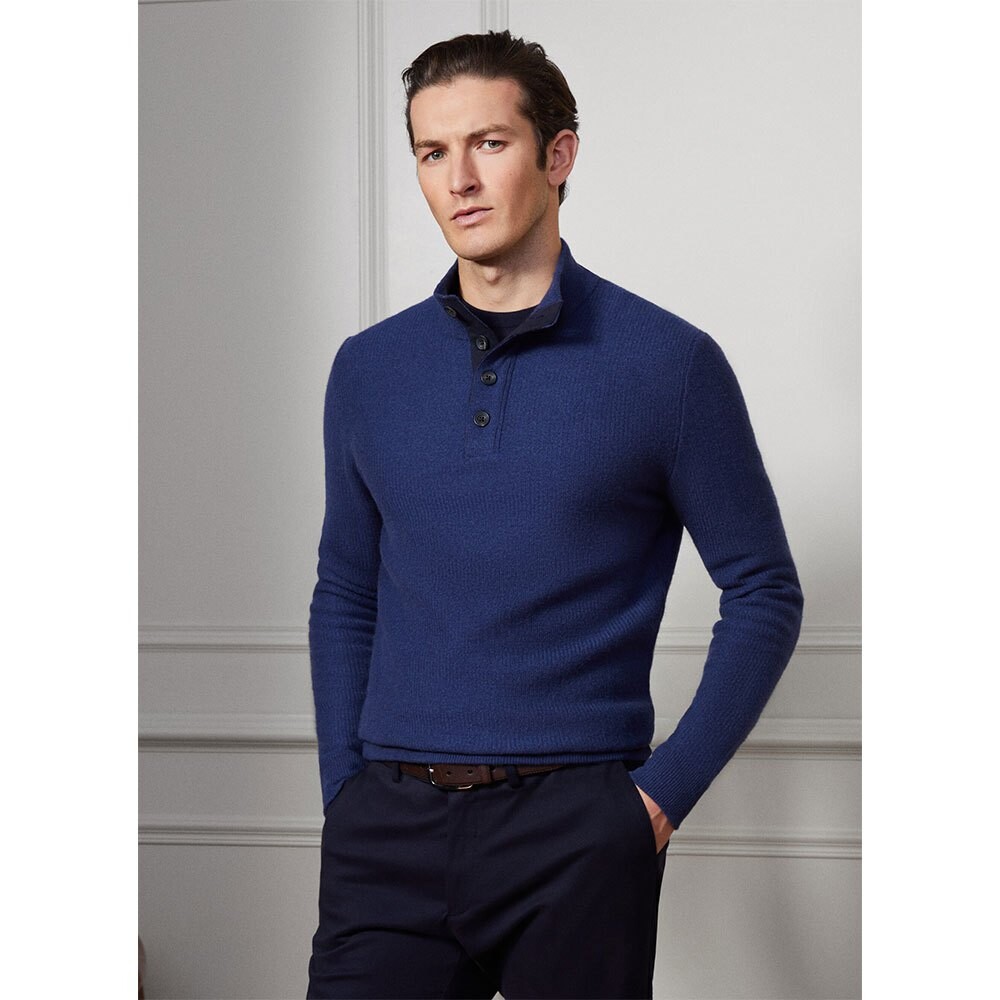 

Свитер Hackett Sr Herringbone St Hb, синий