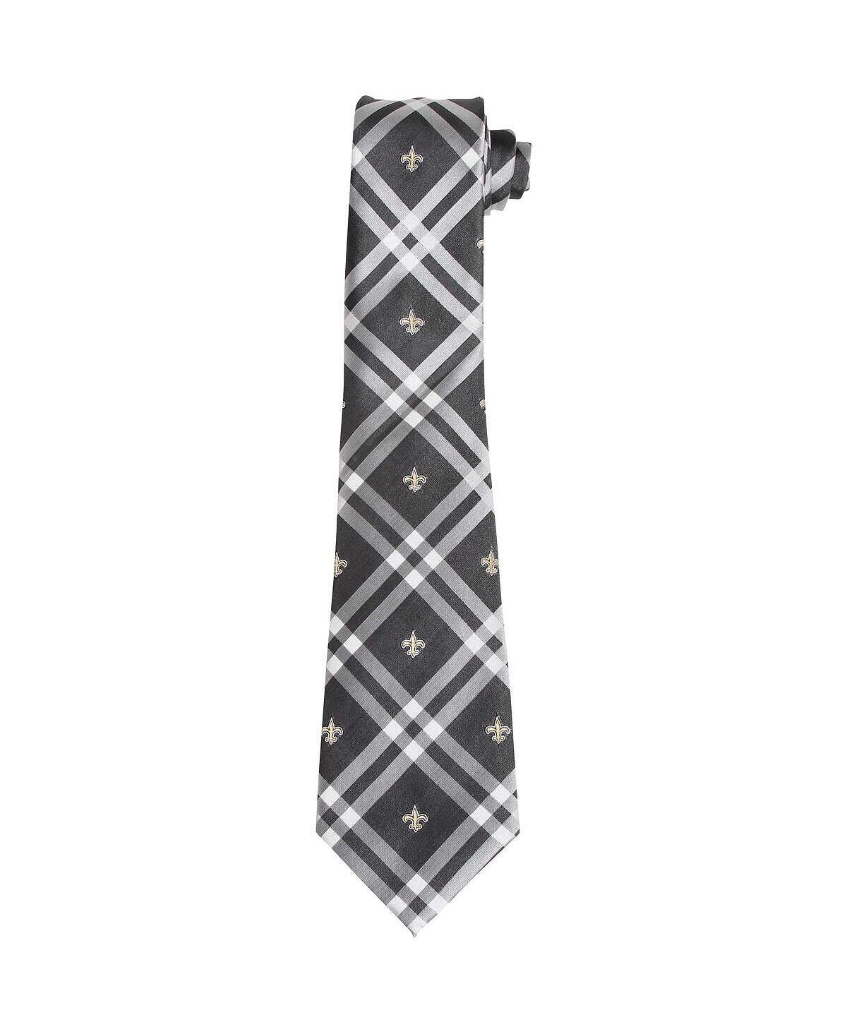 

Мужской черный галстук New Orleans Saints Rhodes Eagles Wings