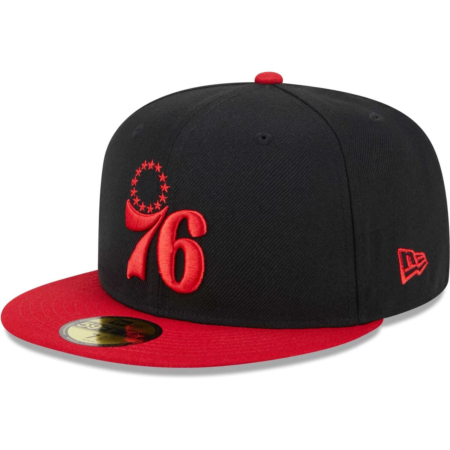 

Мужская шляпа New Era черная/красная Philadelphia 76ers Graffiti UV 59FIFTY