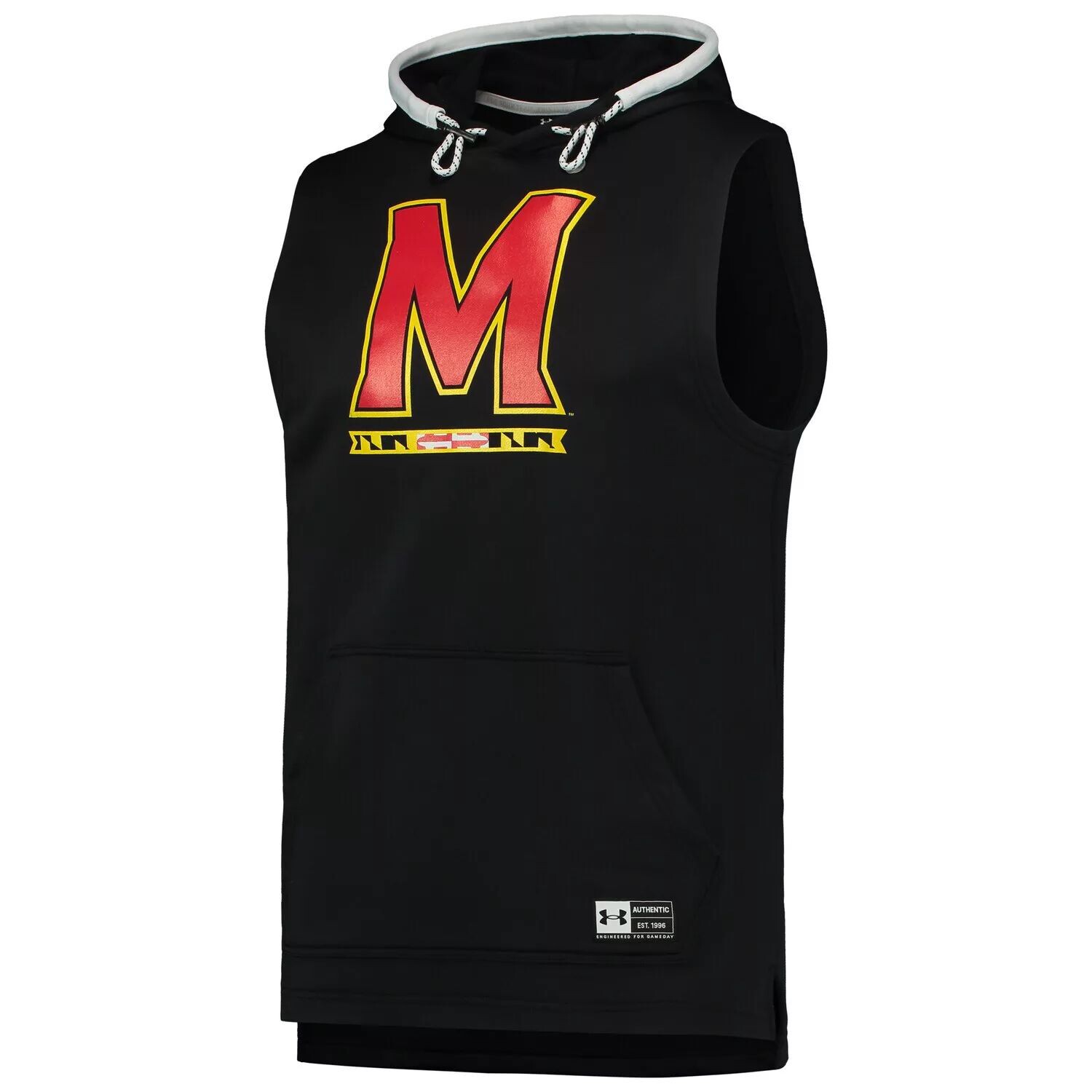 

Мужская черная толстовка без рукавов Under Armour Maryland Terrapins Game Day Tech