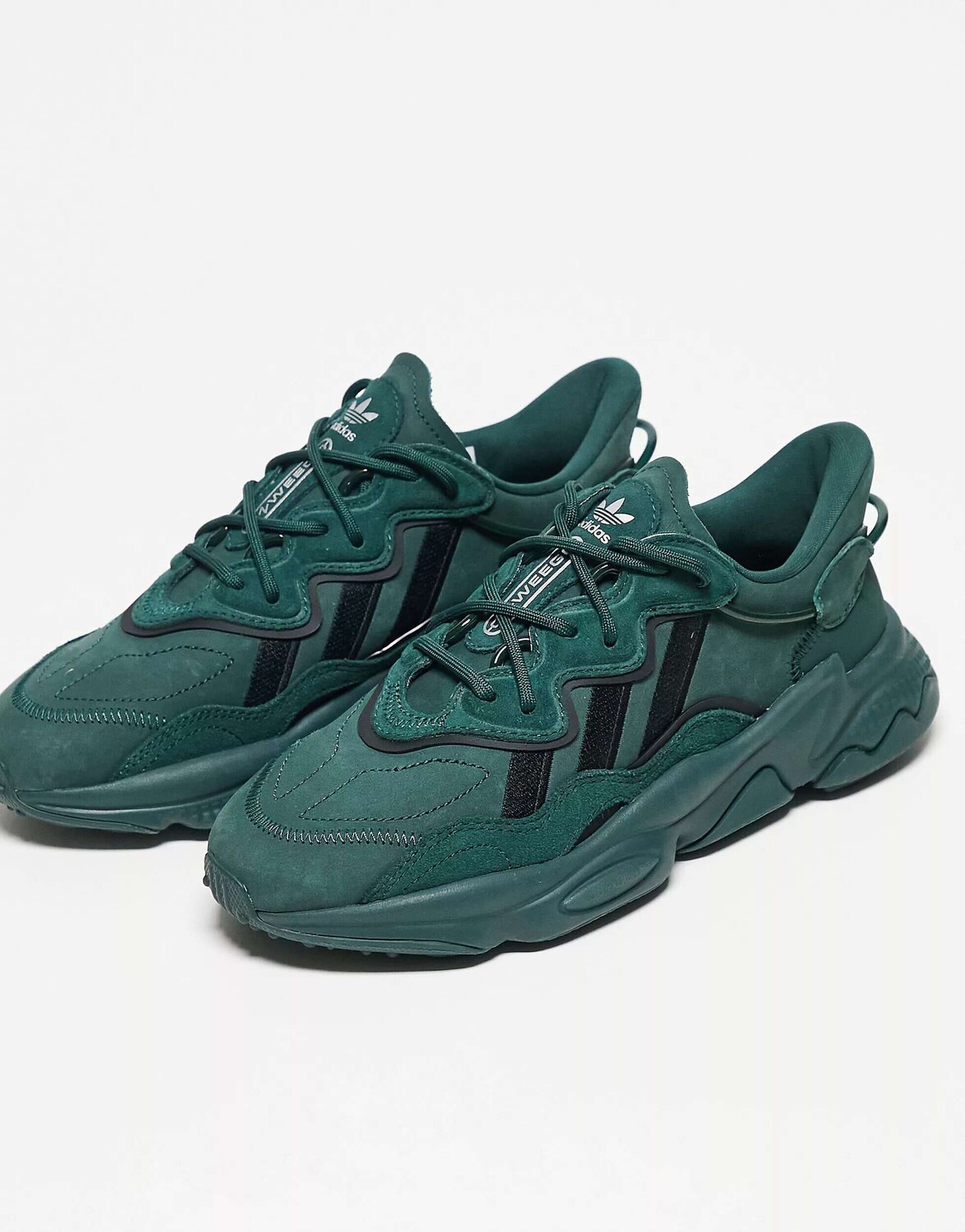 

Зеленые кроссовки adidas Originals Ozweego, Зеленый