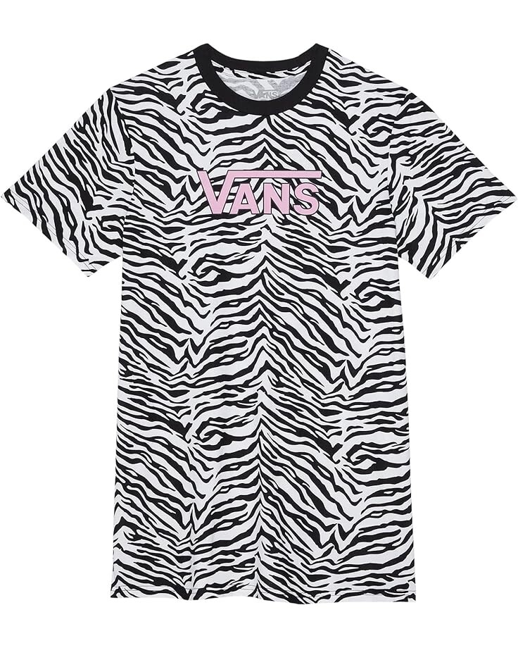 

Платье Vans Zebra Daze Relaxed Tee Dress, белый