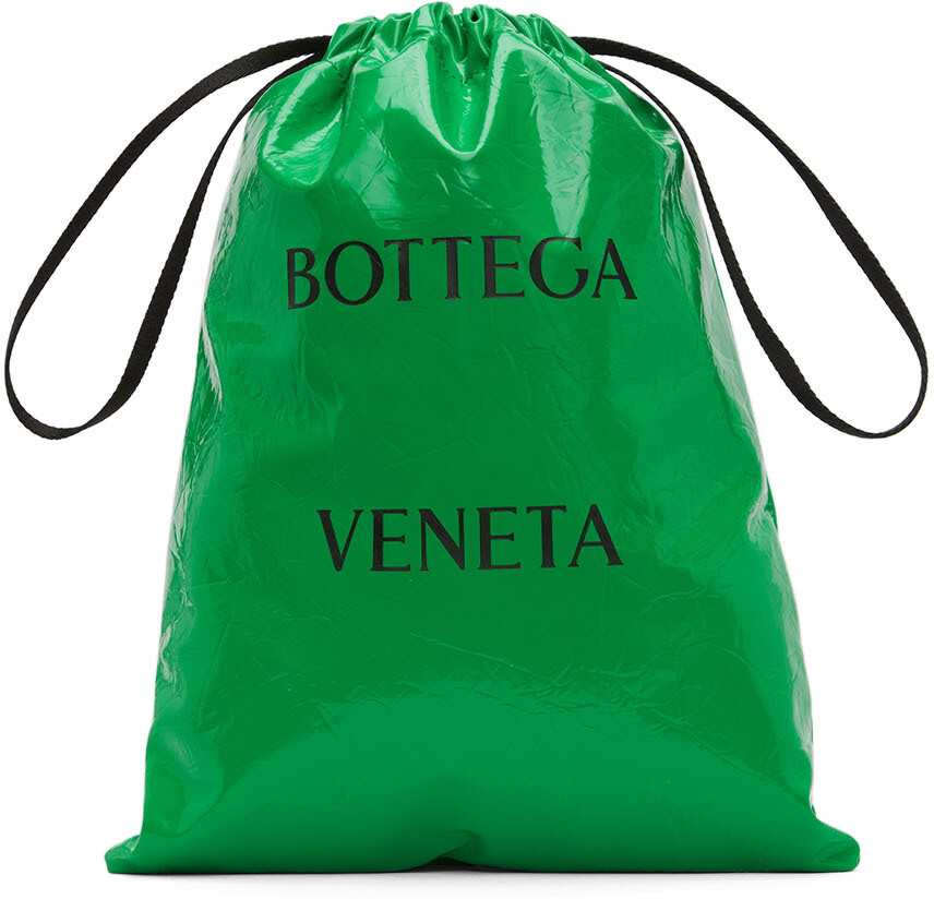 

Зеленая сумка-тоут со значком Bottega Veneta