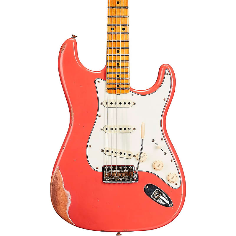 

Электрогитара Fender Custom Shop Limited-Edition '62 Stratocaster Relic Electric Guitar Aged Tahitian Coral