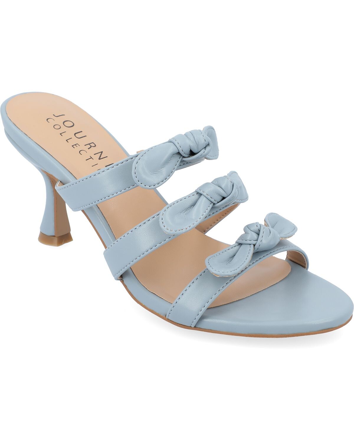 

Женские туфли на каблуке Kristina без шнуровки Journee Collection, синий