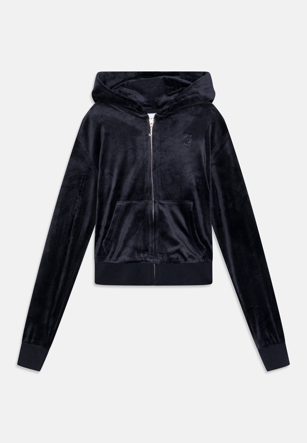 

Толстовка на молнии Tonal Embro Zip Thru Hoodie Juicy Couture, цвет night sky