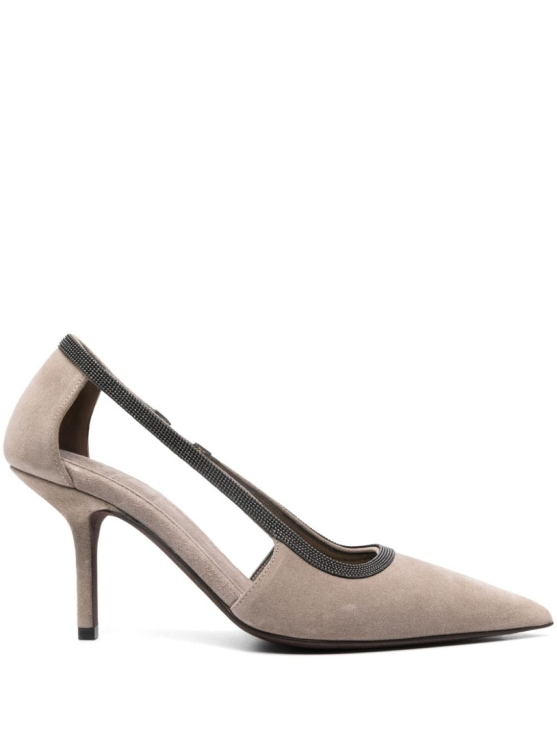 

Brunello Cucinelli туфли City 85, нейтральный цвет