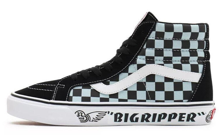 

Туфли для скейтбординга унисекс Vans SK8 HI Черный/Белый/Синий