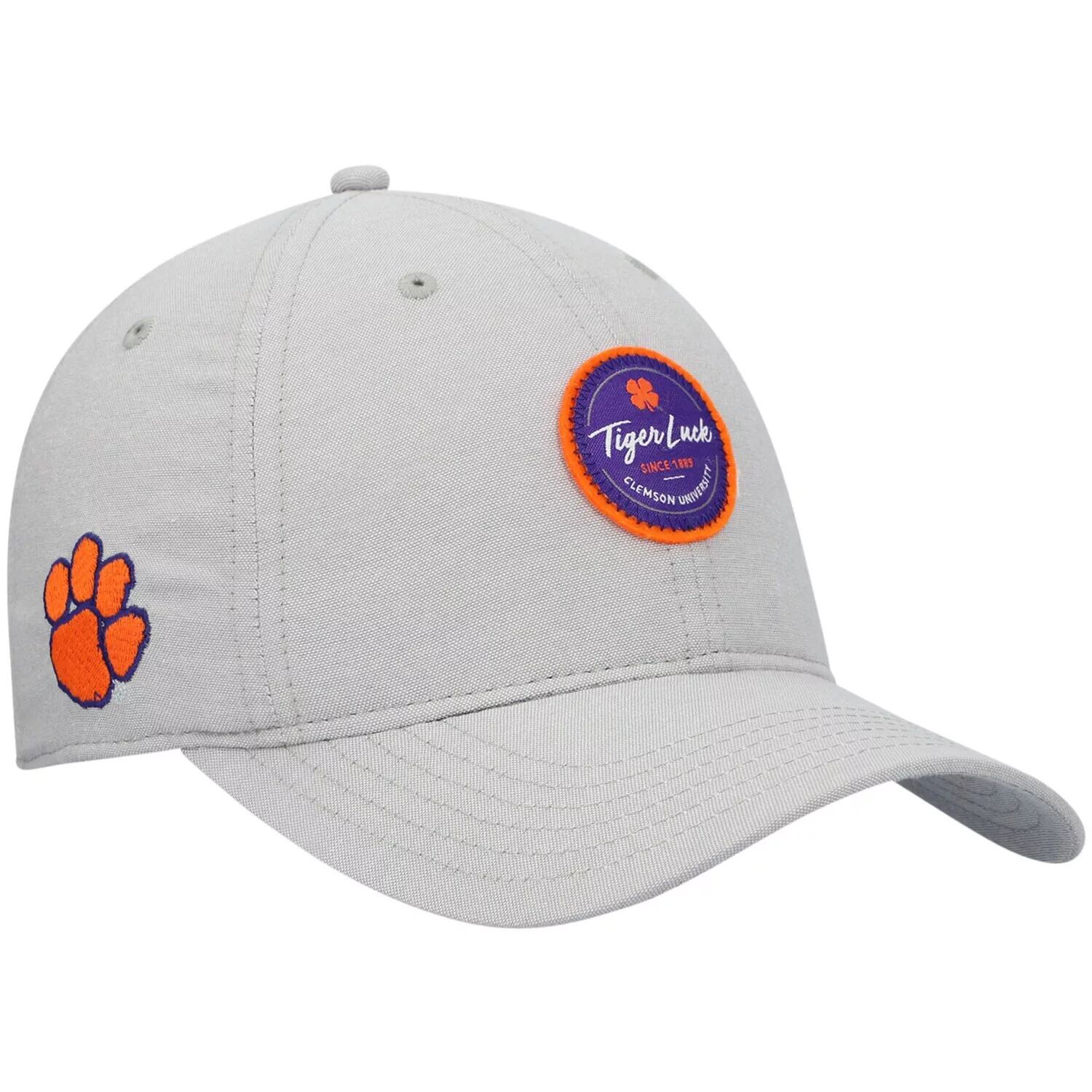 

Мужская серая регулируемая шляпа Clemson Tigers Oxford Circle