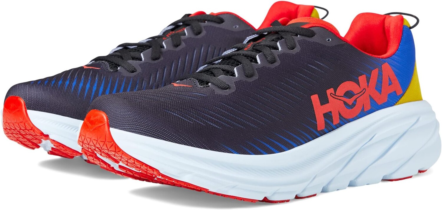 

Кроссовки Rincon 3 Hoka, цвет Black/Dazzling Blue