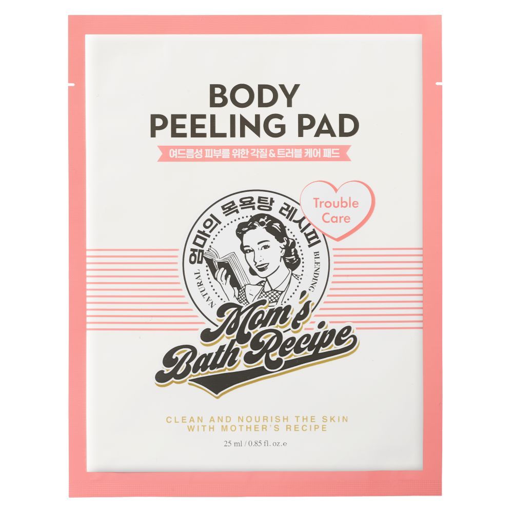 Подушечки для пилинга Mom'S Bath Recipe Body Peeling Pad Trouble, 1 шт