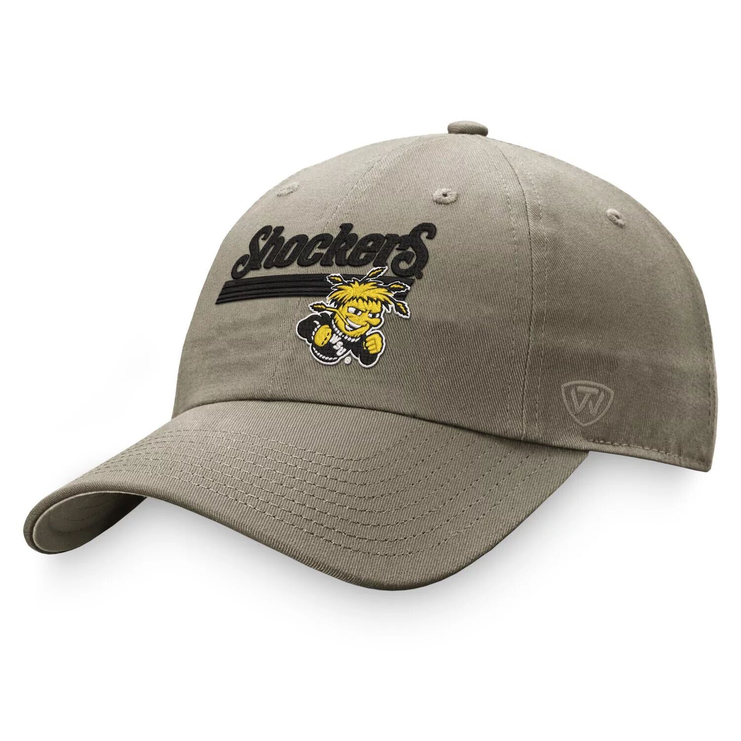 

Мужская регулируемая шляпа Top of the World цвета хаки Wichita State Shockers