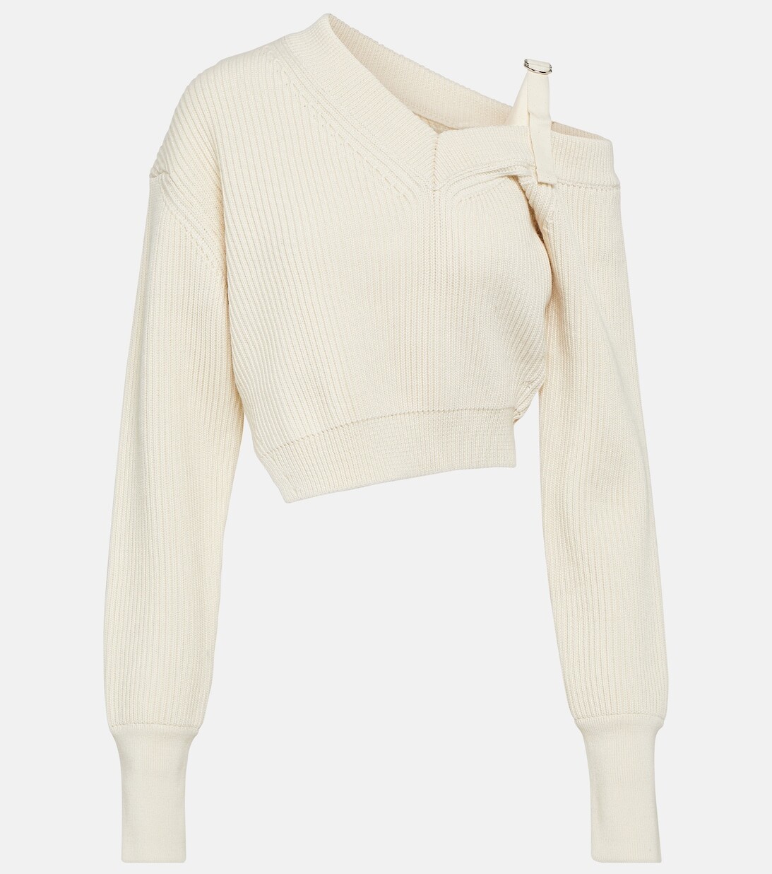 

Свитер La Maille Seville из смесовой шерсти JACQUEMUS, белый