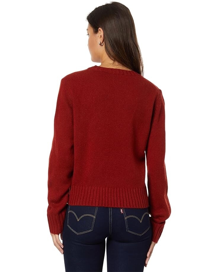 

Свитер Pendleton Relaxed Shetland Crew Pullover, цвет Chili Red