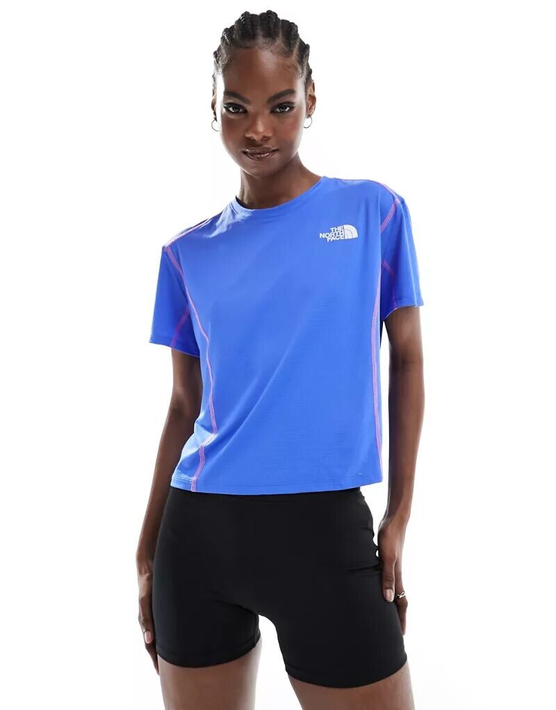 

Синяя футболка свободного кроя с контурным швом The North Face Training Hakuun