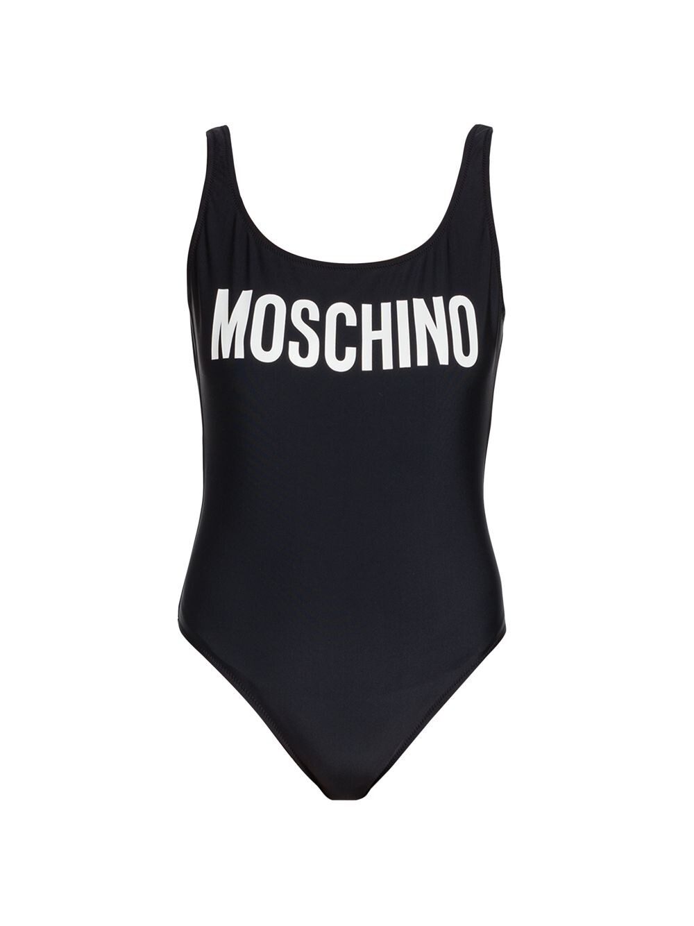 

Слитный купальник с логотипом Moschino, черный