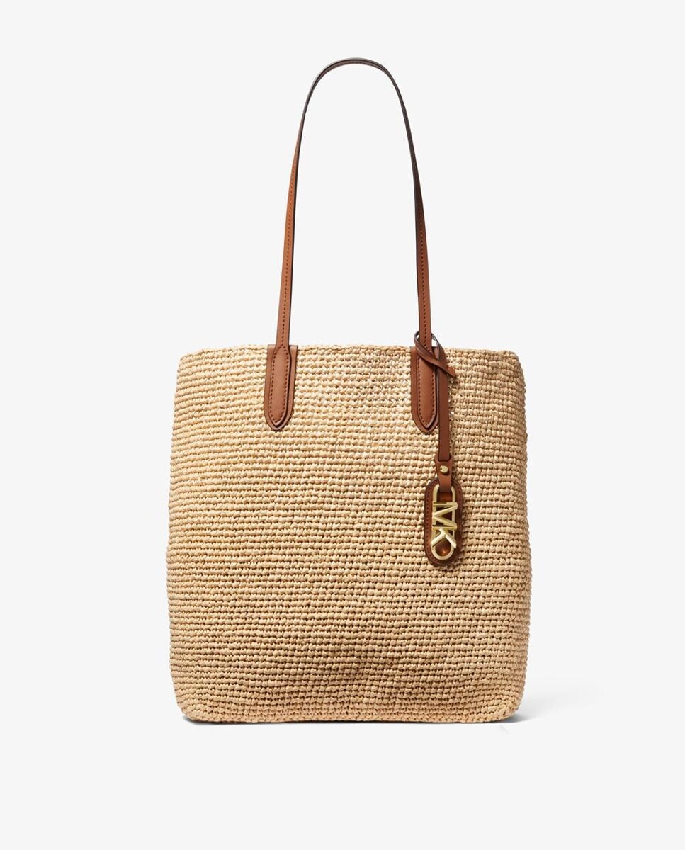 

Бежевая сумка через плечо из рафии Eliza Tote Michael Michael Kors, бежевый
