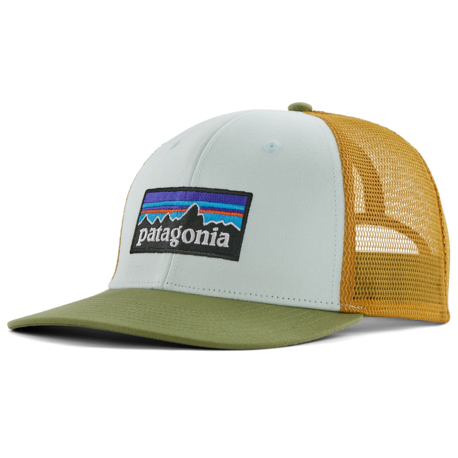 Кепка Patagonia P 6 Logo Trucker Hat, цвет Wispy Green