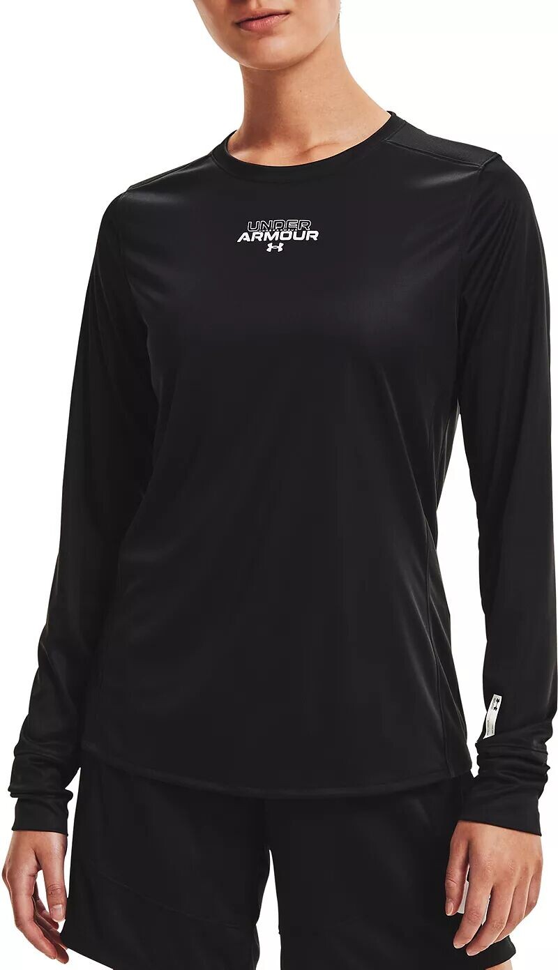 

Женская рубашка для стрельбы с длинными рукавами Under Armour, черный