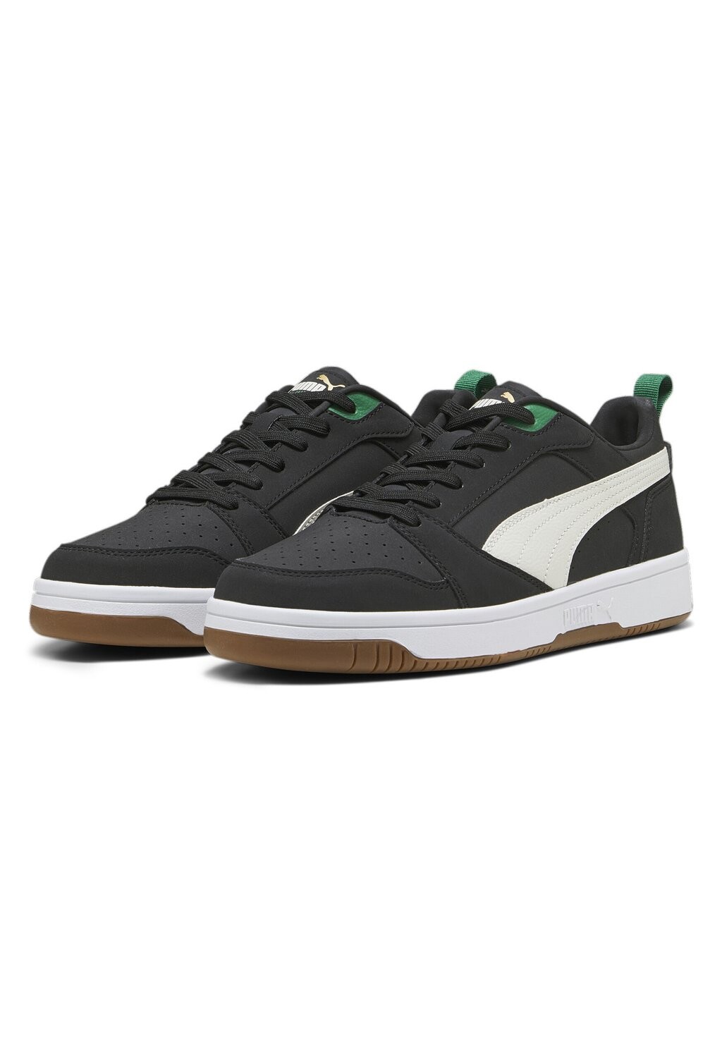 

Кроссовки Puma REBOUND V6 75 YEARS UNISEX, цвет black warm white archive green gold pristine