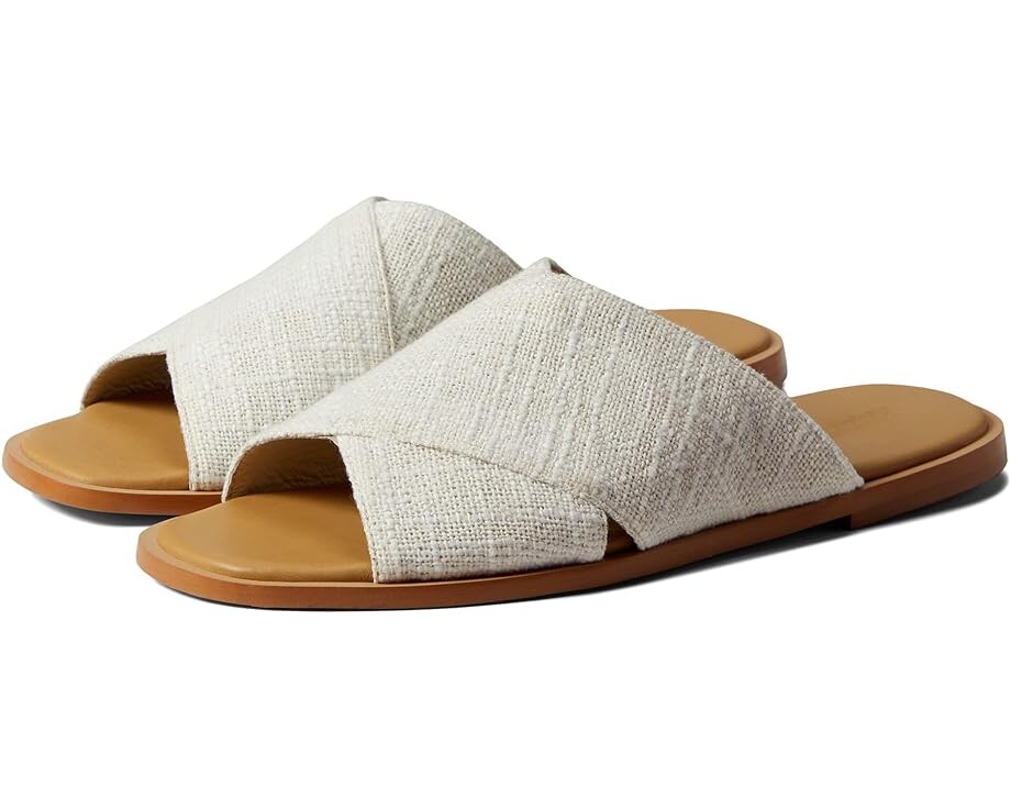 Сандалии KAANAS Boquilla Crossover Linen Sandal, слоновая кость