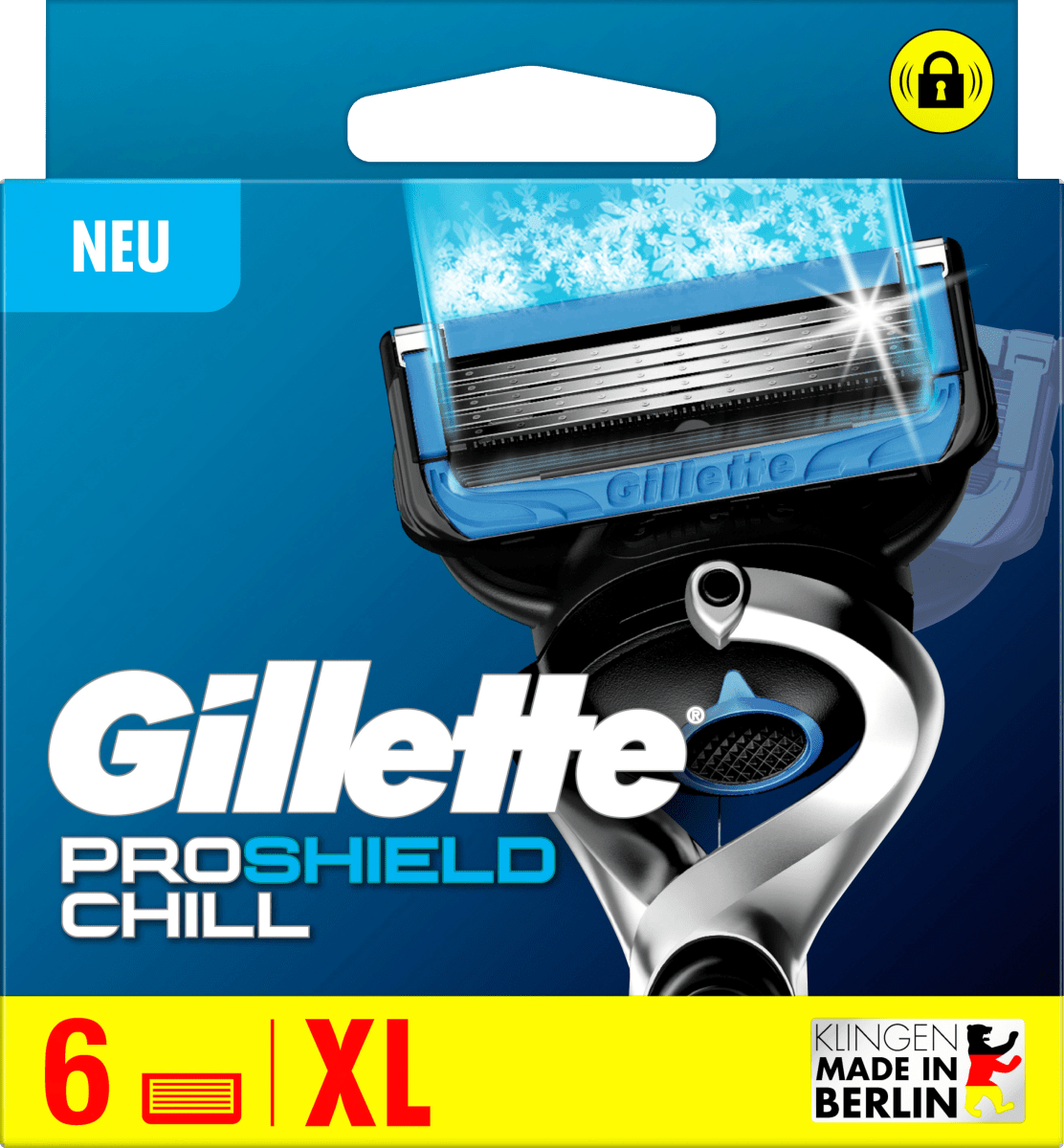 цена Лезвия для бритвы ProShield Chill 6 шт. Gillette