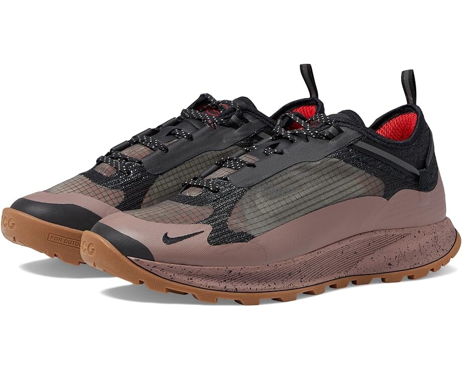 

Походные ботинки Nike ACG Air Nasu 2, цвет Smokey Mauve/Black/University Red