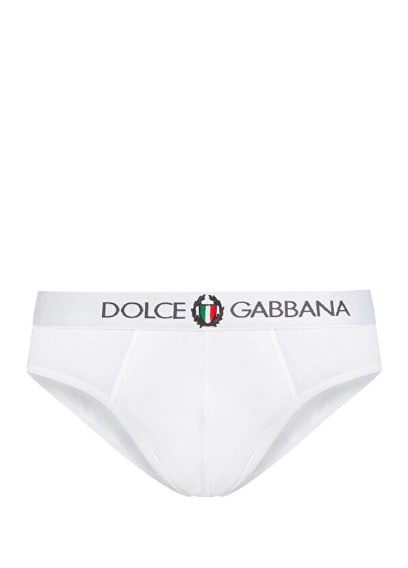 

Белые комбинезоны с логотипом на талии Dolce&Gabbana