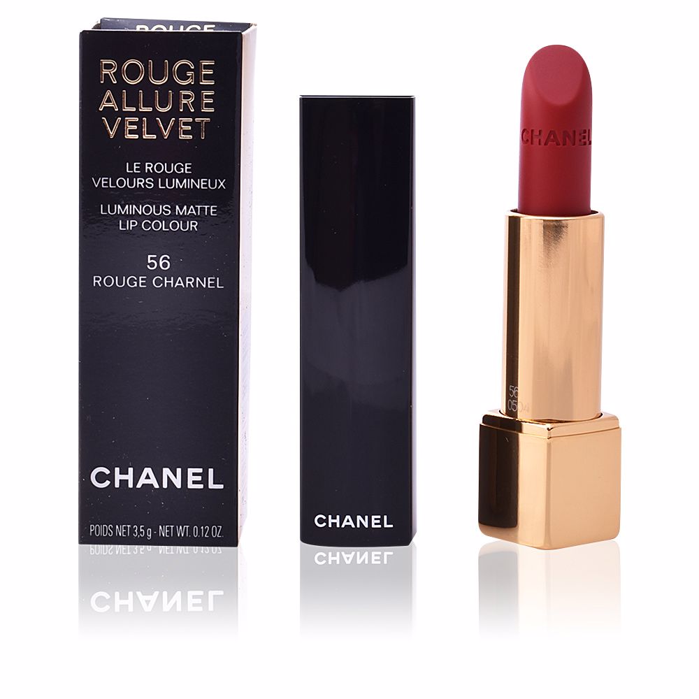 Губная помада Rouge allure velvet Chanel, 3,5 g, 56-rouge charnel