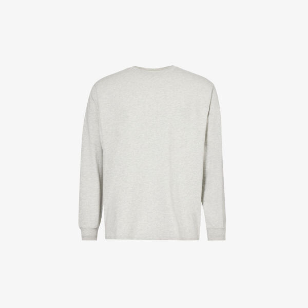 

Футболка everywear comfort из хлопкового джерси с тисненым логотипом Gymshark, серый