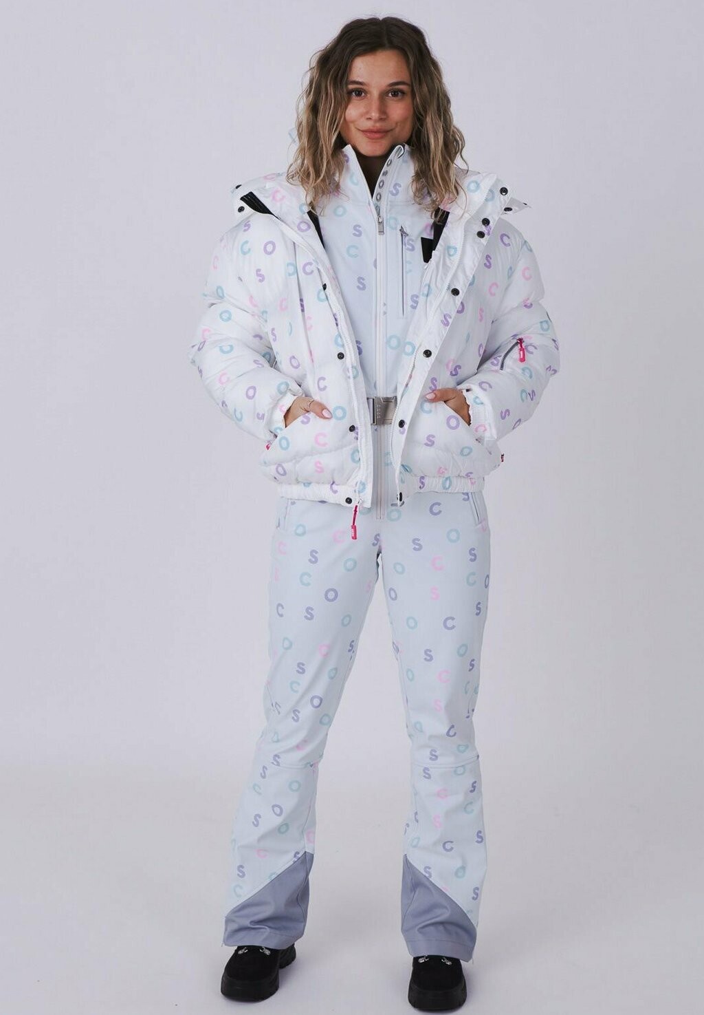 

Зимняя куртка PRINT CHIC PUFFER OOSC, цвет white