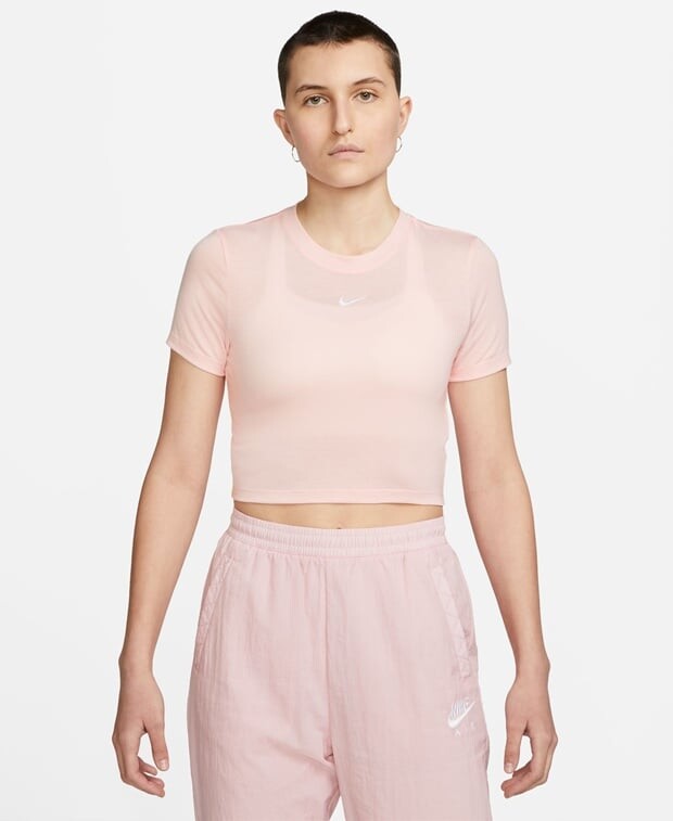 

Укороченный топ Nike, роза