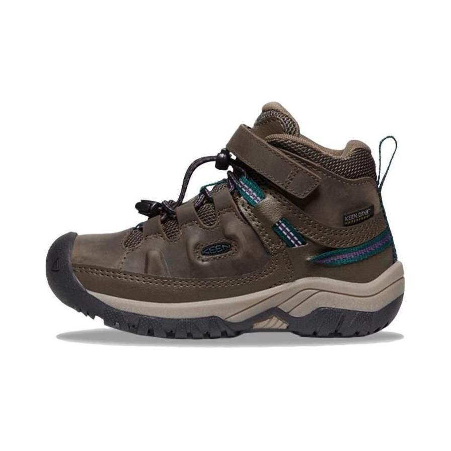 

Кроссовки Targhee Kids PS Mid-top коричневые Keen, коричневый