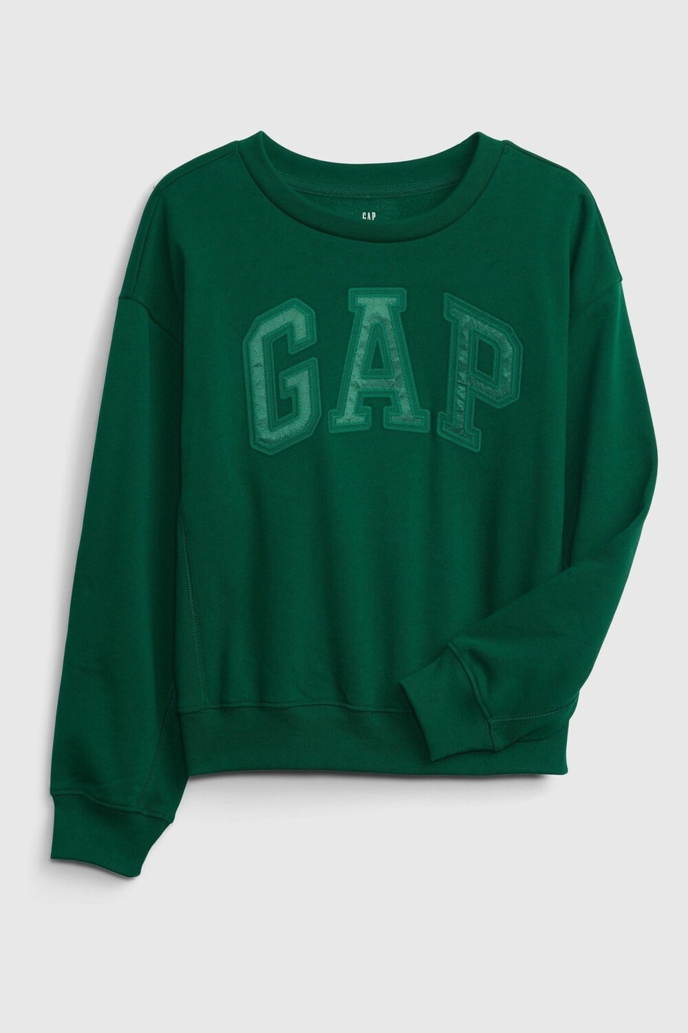 

Толстовка с круглым вырезом и графикой Gap, зеленый
