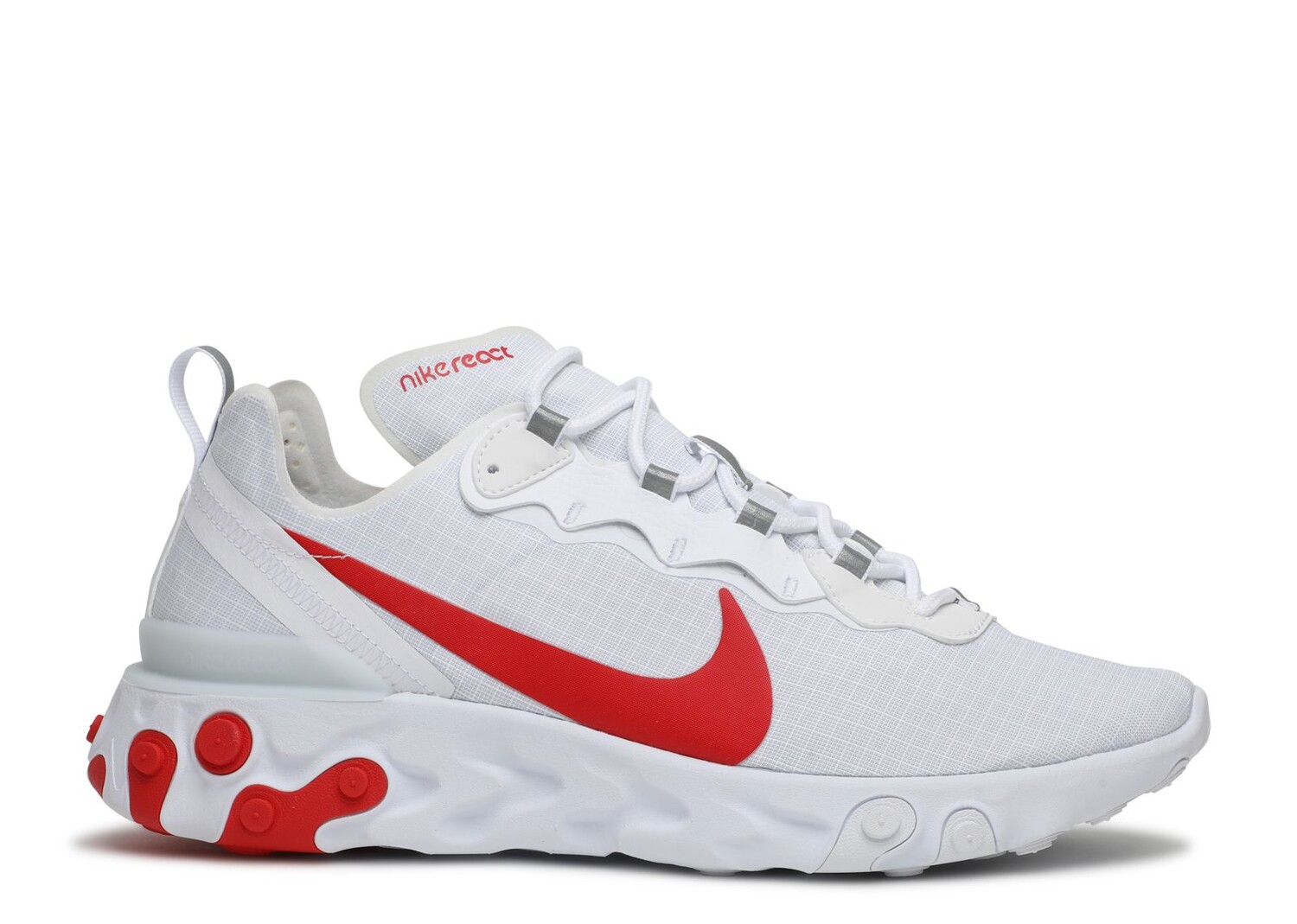 

Кроссовки Nike React Element 55 'White University Red', белый