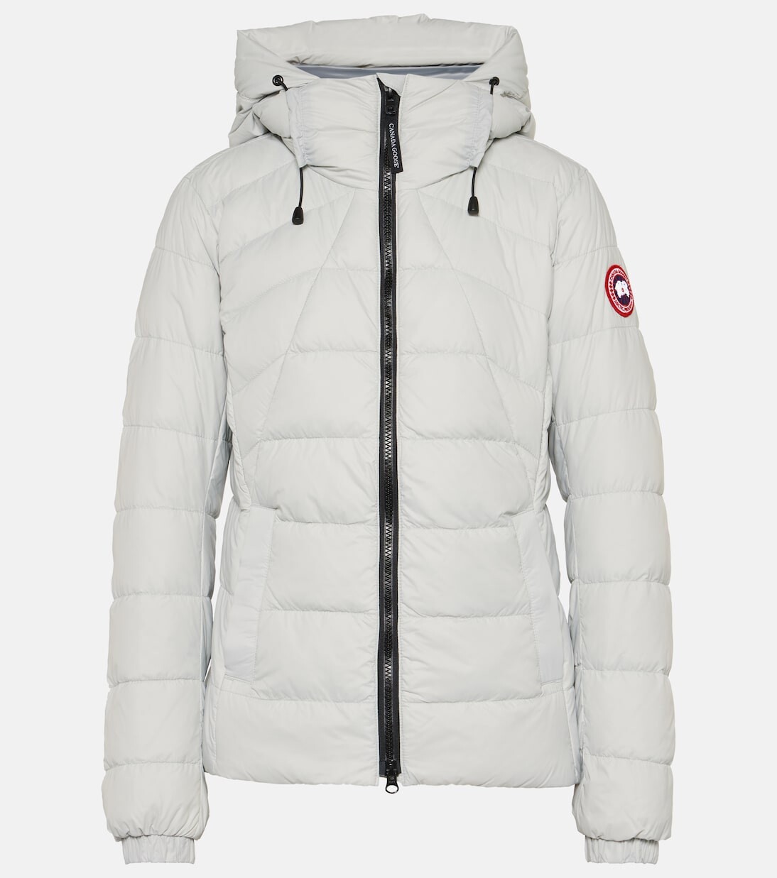 

Пуховик abbott Canada Goose, серебро