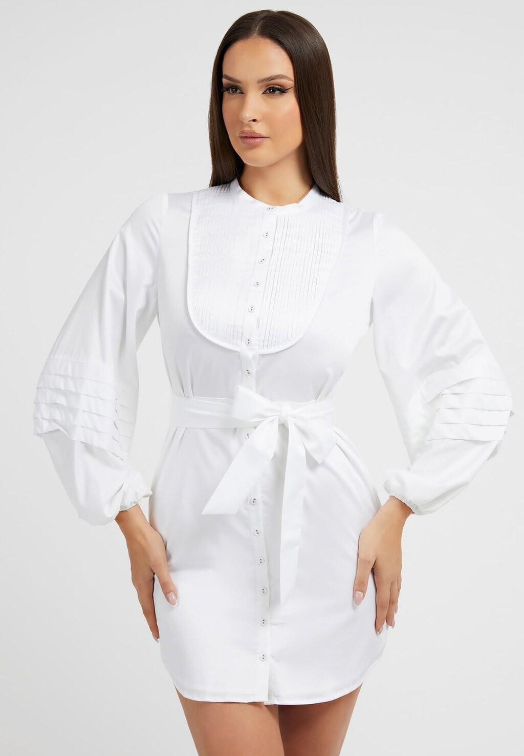 

Платье-рубашка Guess, белый