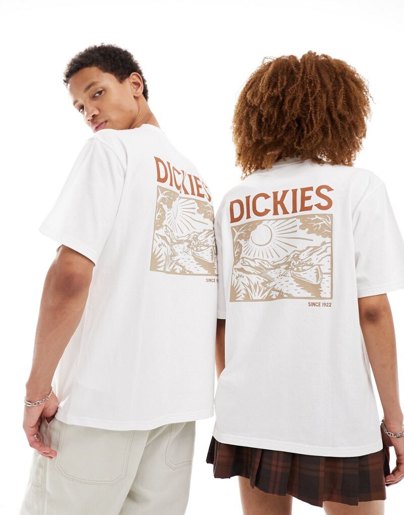 

Белая футболка с принтом на спине Dickies Патрик Спрингс