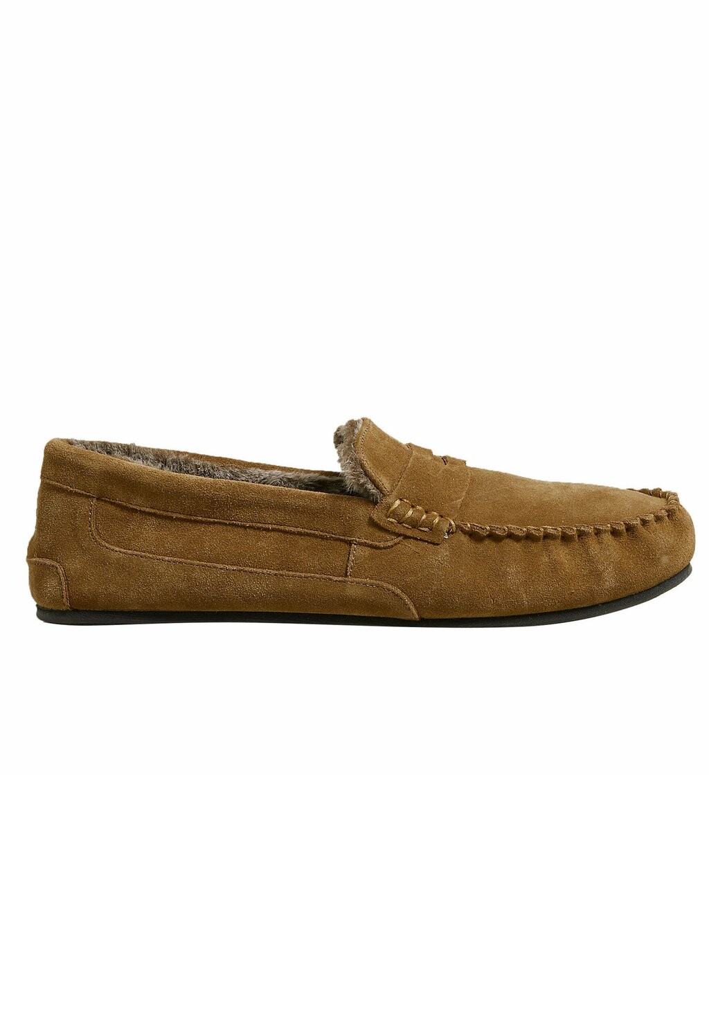 

Тапочки FRESHFEET FLEECE LINED SUEDE Marks & Spencer, цвет tan