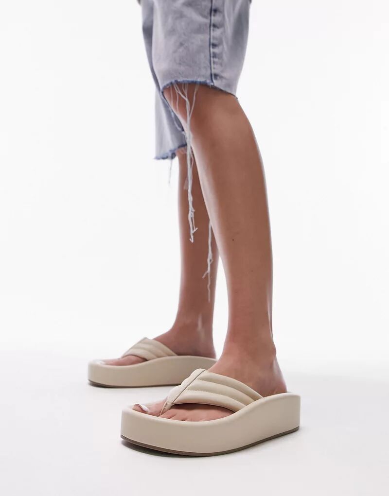 Белые сандалии Topshop Gigi с глубокой стелькой