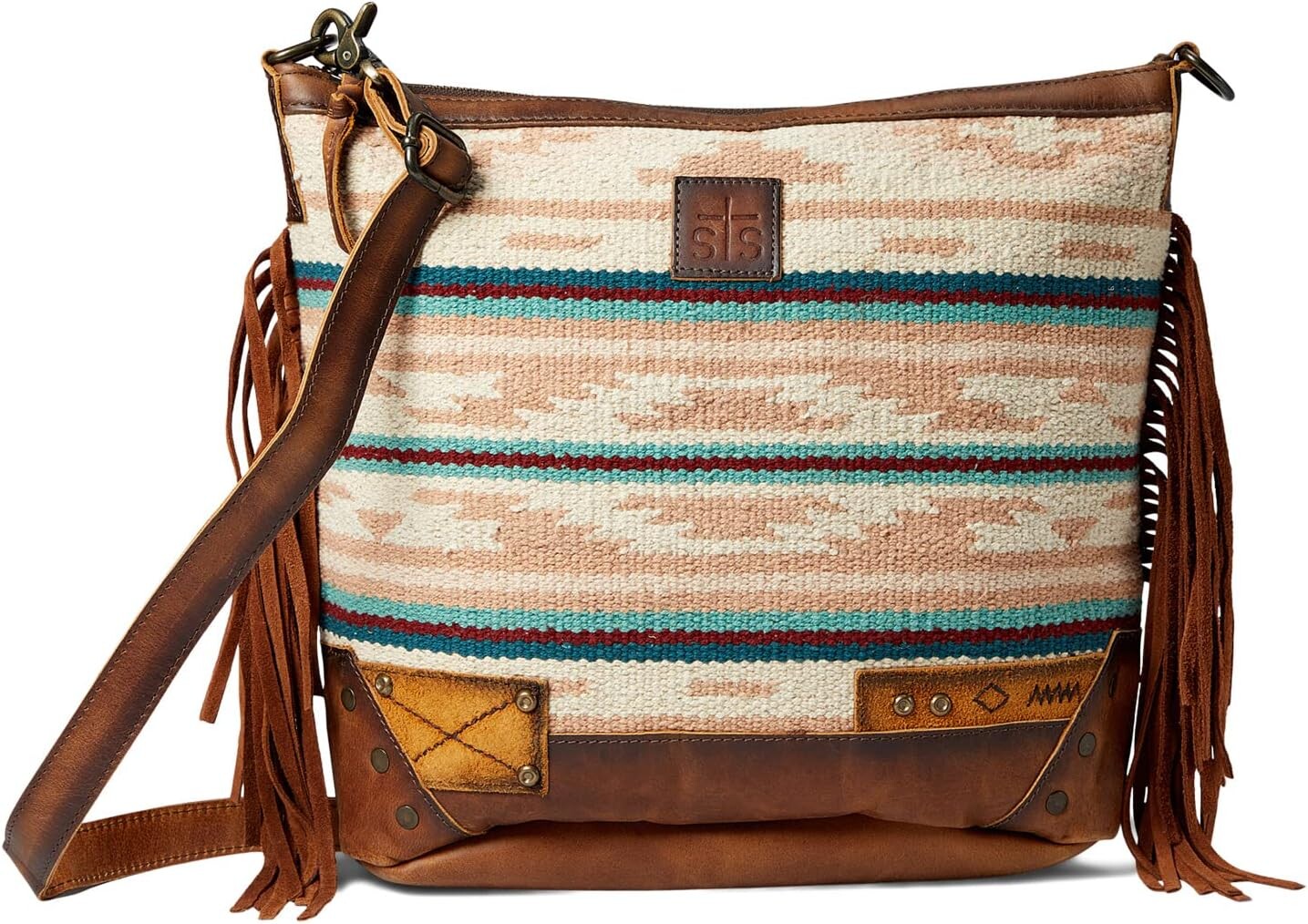 

Почтовая сумка Palomino Millie STS Ranchwear, цвет Multi/Light Pink Serape